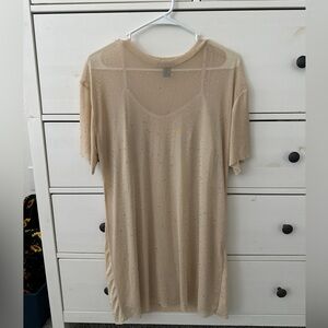 Forever 21 Sheer Sequin Dress